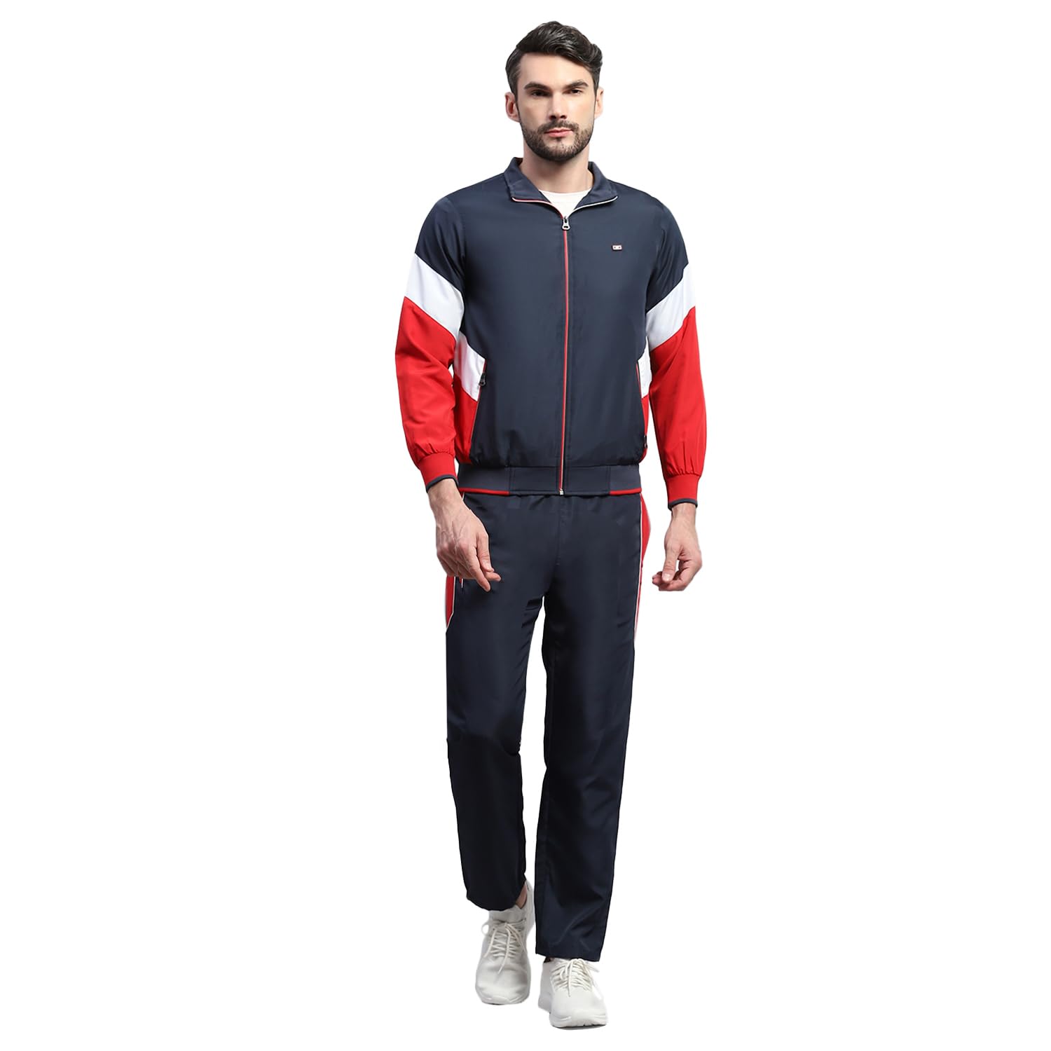 Mens Solid Band Collar Full Sleeve Tracksuit (224066573)-image-44