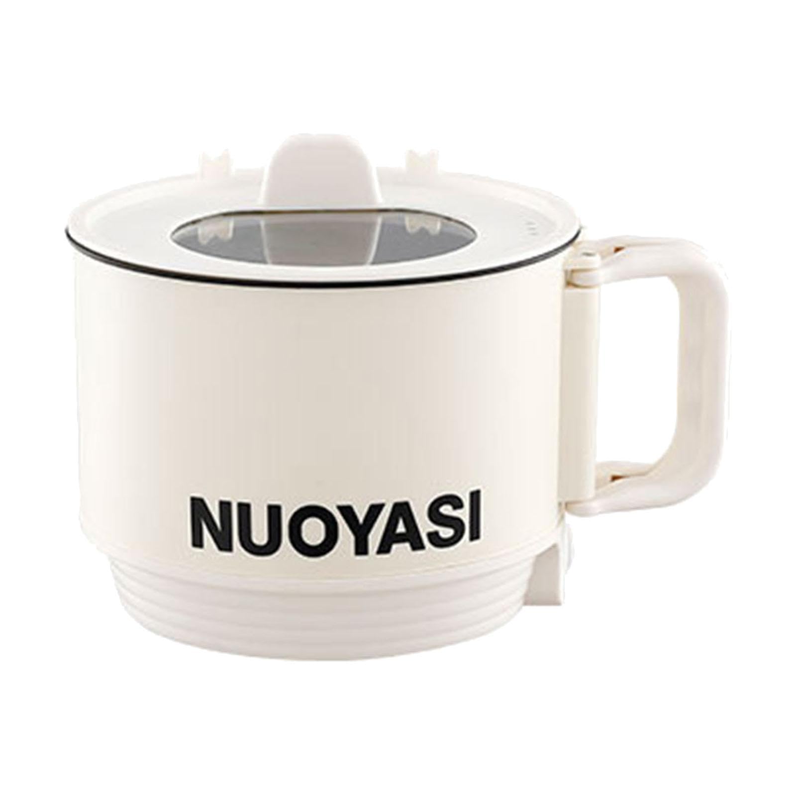 Mini Electric Hot Pot Nonstick for Dorm, Office, Travel Portable Cooking Pot White | Cookers & Steamers | Small Kitchen Appliances | Kitchen Dining & Bar-image-48