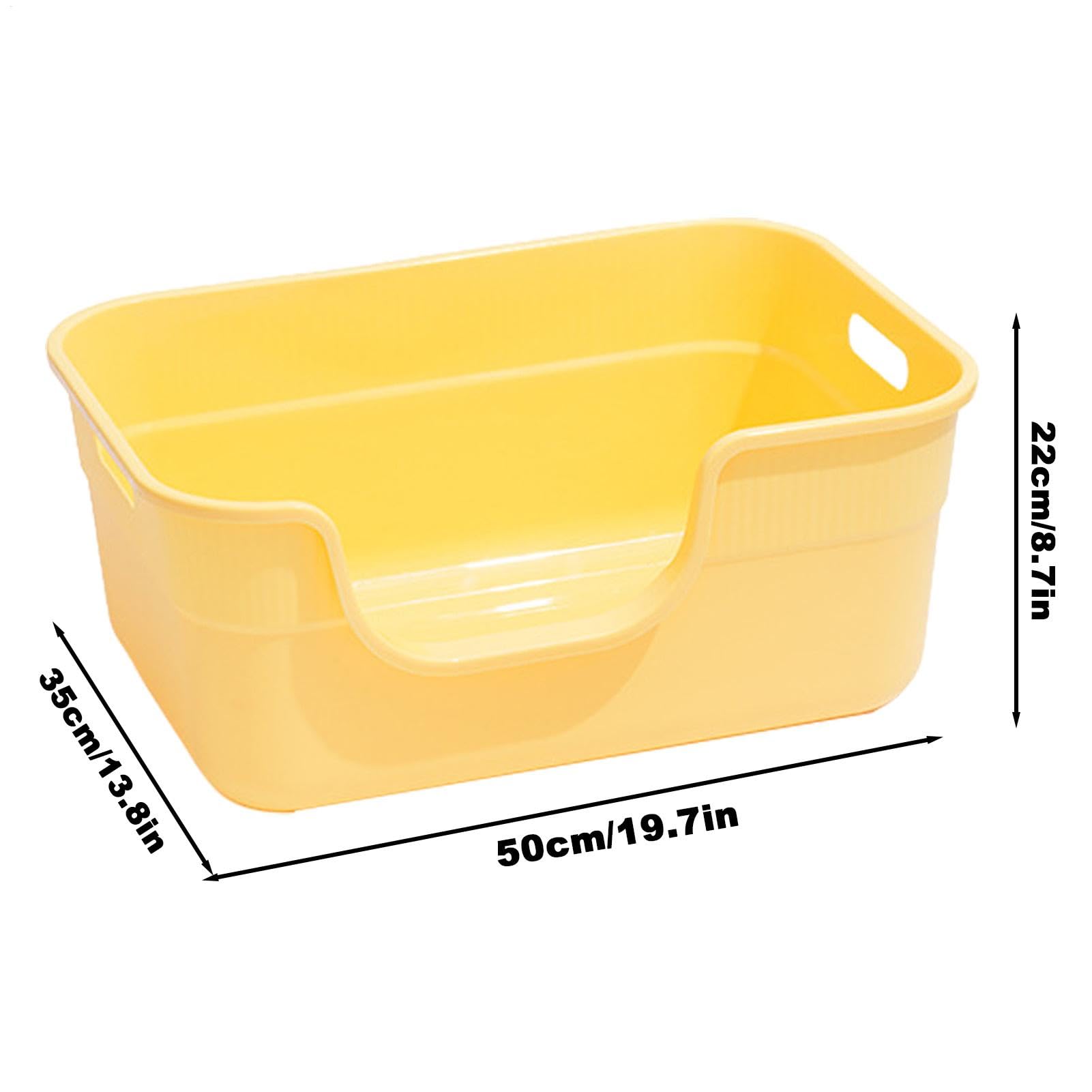 Cat Sand Box - Vassoio per lettiera per gatti | Vassoio per setacciatura della scatola del gatto, box gatto aperto, bacino di animali domestici portatili, cassette a lettiera aperta con pala, vassoio