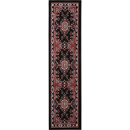 Tapete tradicional Sakarya Home Dynamix 0.54x2.18 m negro miniatura 2