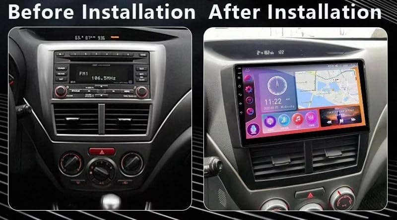 Autoradio GPS Bluetooth con Android Auto inalámbrico para Subaru Impreza 2