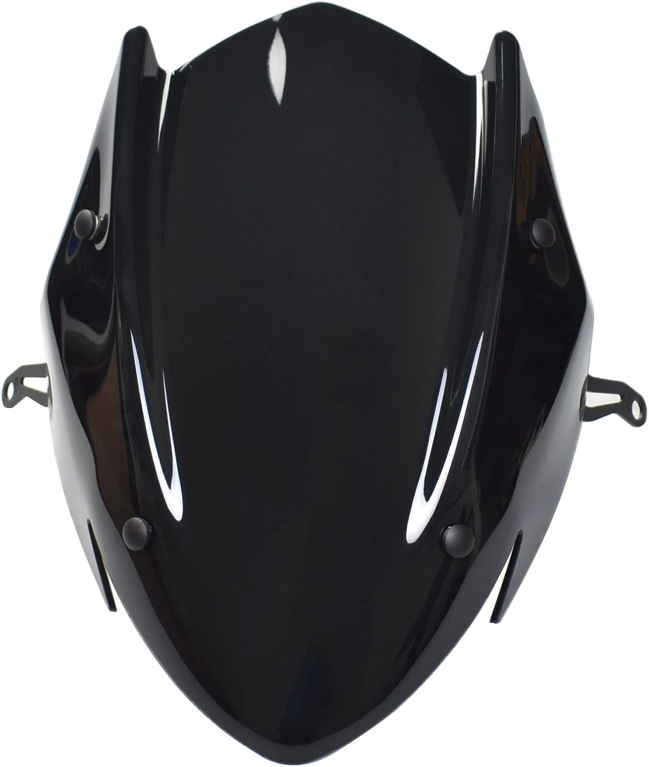 Windshield Compatible with Su-zu-ki GSX-S750 GSXS 750 GSXS 750 2017 18 2019 2020 2021 2022 2023 Windscreen Windshield Deflector with Bracket Motorcycle Accessories (Smoke)