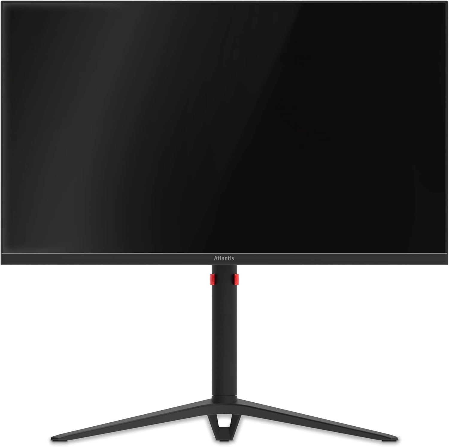 ATLANTIS Monitor 27 pollici Gaming 165Hz 180Hz OC, schermo 27, Full HD 1920x1080, HDMI e DP, MULTIMEDIALE, FreeSync, alzabile inclinabile, pivot risposta 5ms, Contrasto 3000:1, Angolo 178/178