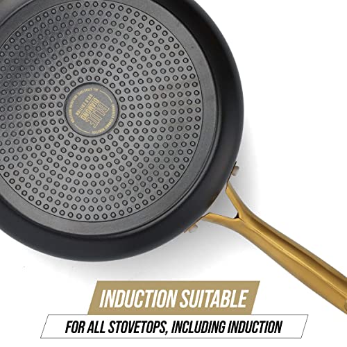 Blue-Diamond-Gold-4QT-Saute-PanCeramic-Nonstick-PFAS-Free-PFOA-Free-Induction-Suitable-Dishwasher-Safe-Gold-Handle-Black