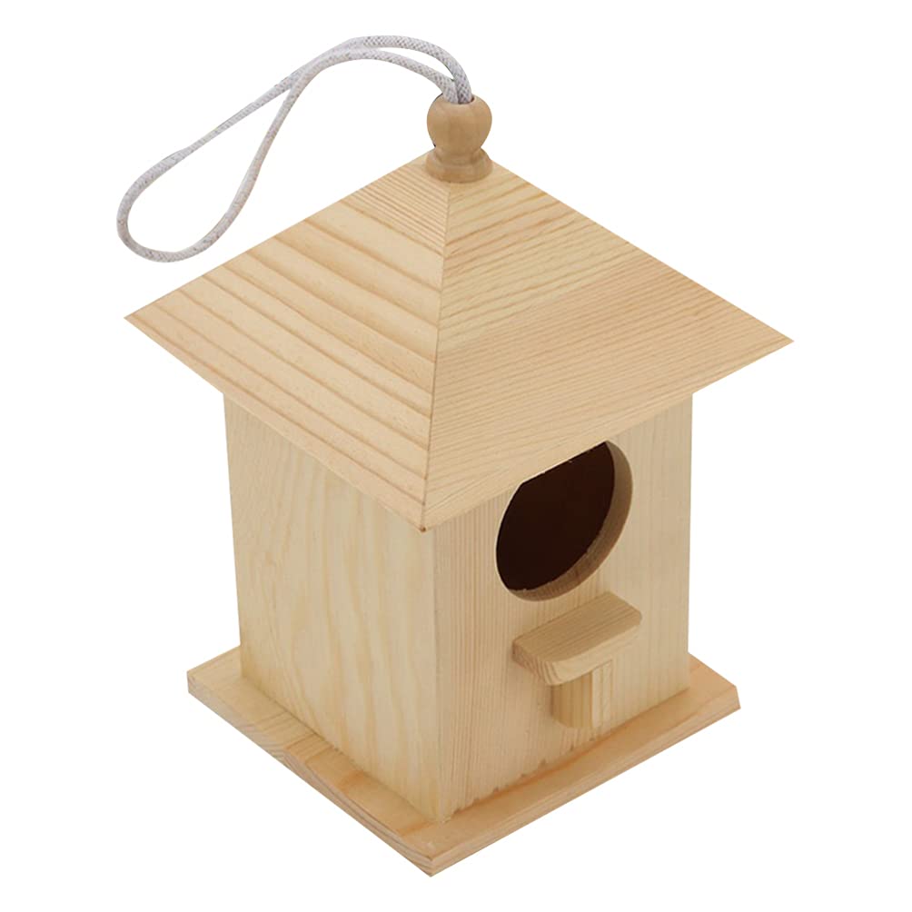Bird Outdoor Nest Bird Nest Wood Birds Nest Birds Supplies Wood Bird Garden Nest Wood Nest for Birds