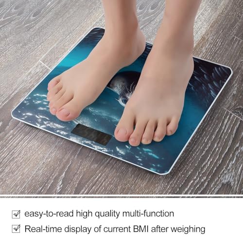 Báscula Digital para Baño con Vidrio Templado y Pantalla LCD miniatura 5