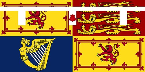 Drapeau Royal Standard Prince William Écosse grand format