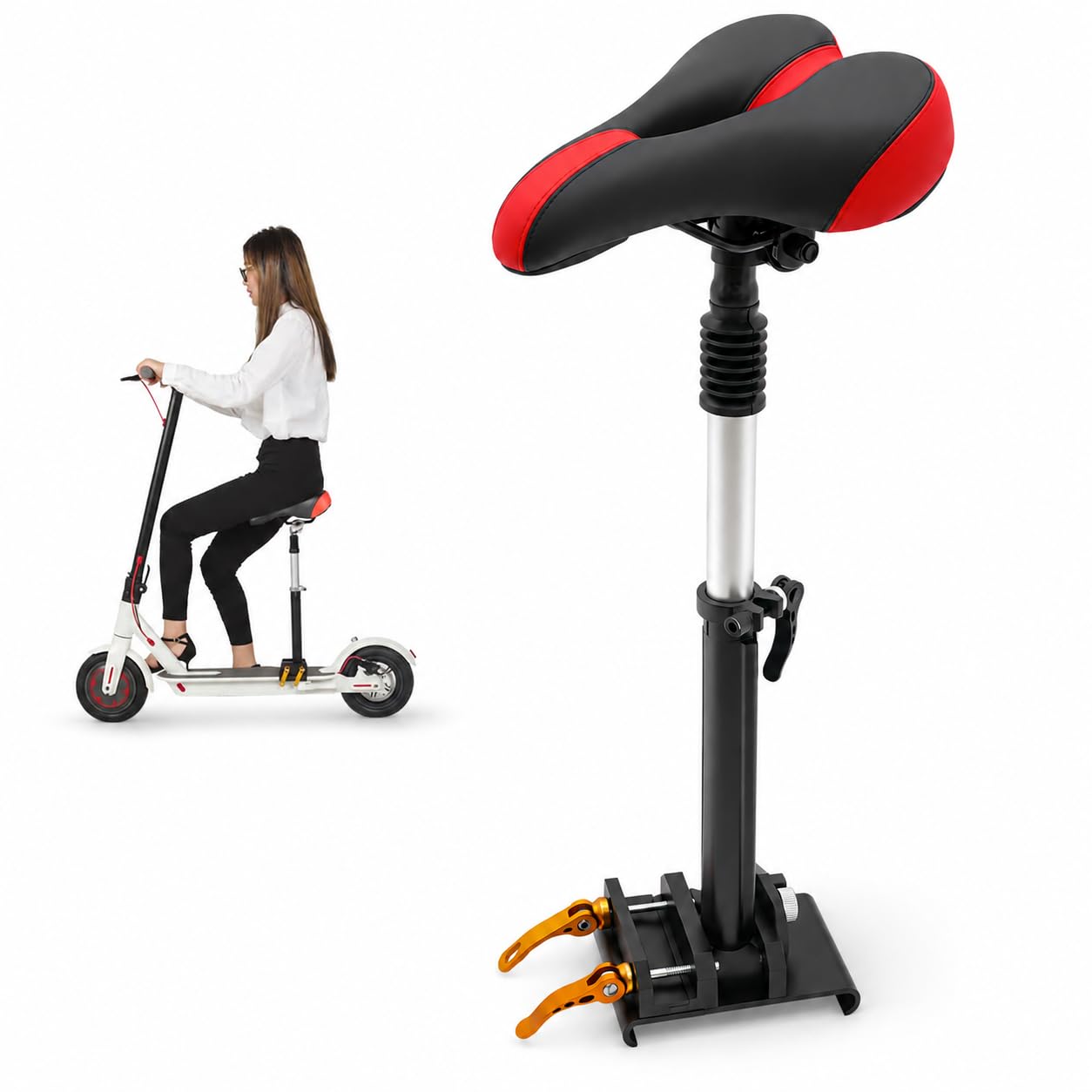 Seggiolino per monopattino elettrico Xiaomi M365/M365 Pro, regolabile in altezza
