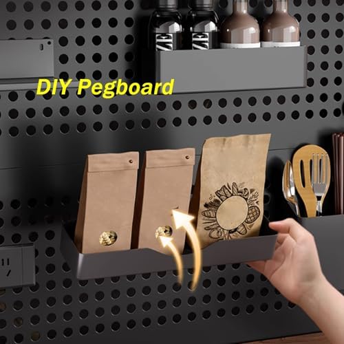 Large Capacity Steel Sideboard Buffet Cabinet with DIY Pegboard, Freestanding Kitchen Storage Cupboard, 360° Rotating Foot Pads, Modern Pantry Organizer (31.4in/80cm)