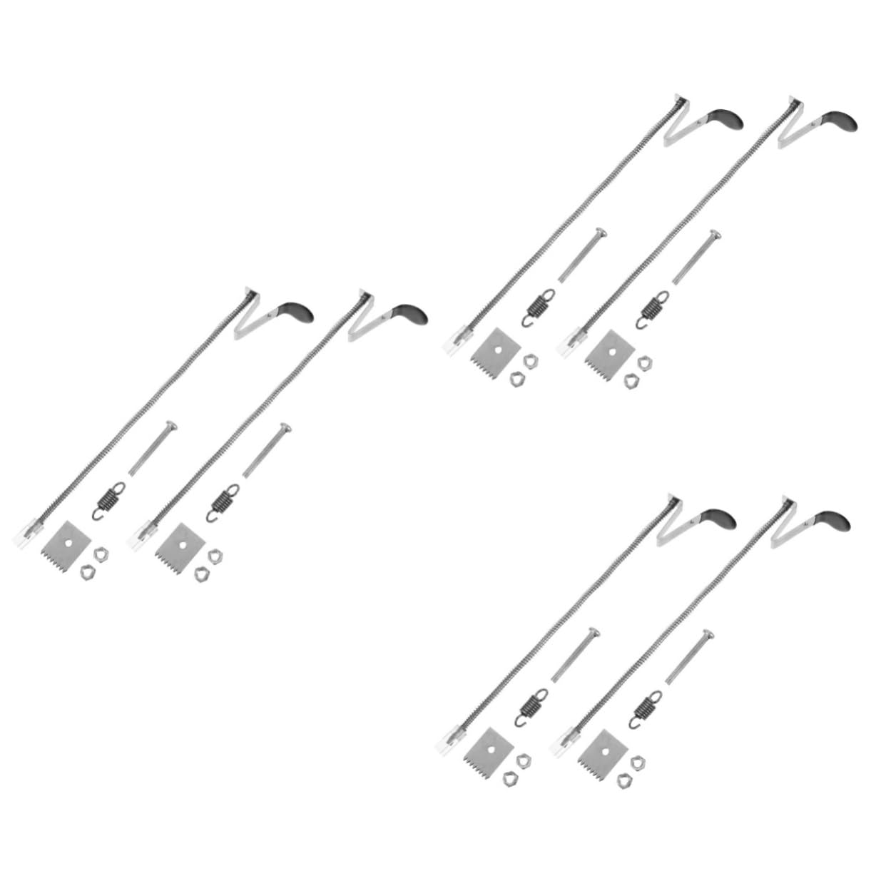 Toyvian 6 Juegos Accesorios para Máquina de Atar Plantas Cuchillas Resortes y Clavos para Tying Tool Repuestos de Alta Resistencia para Atar Ramas de Vides y Verduras