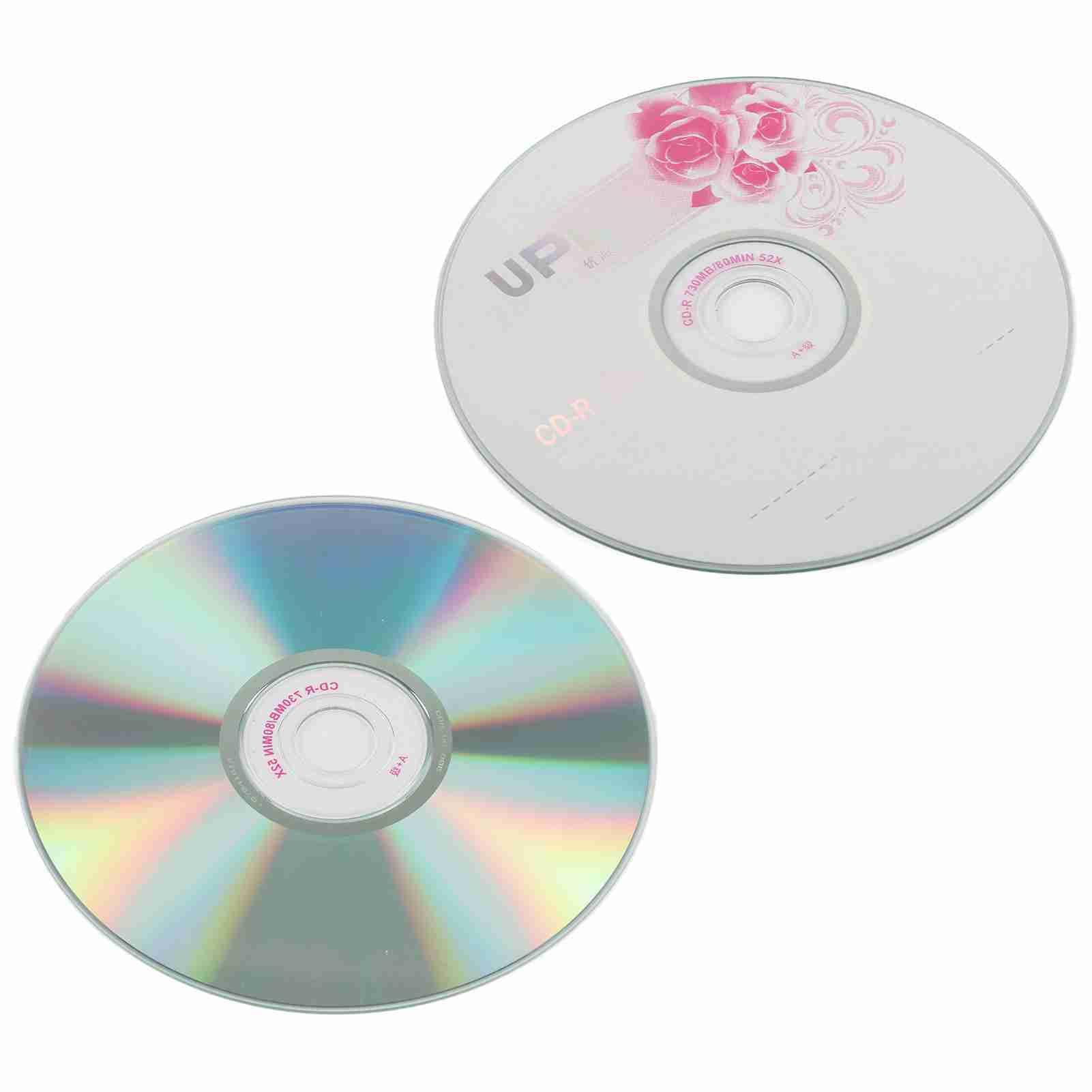 Puste dyski CD R 730MB Płyty CD z możliwością nagrywania z szybkością 52X do przechowywania obrazów cyfrowych Dane muzyczne Kompatybilne z wieloma urządzeniami Opakowanie za (50szt)