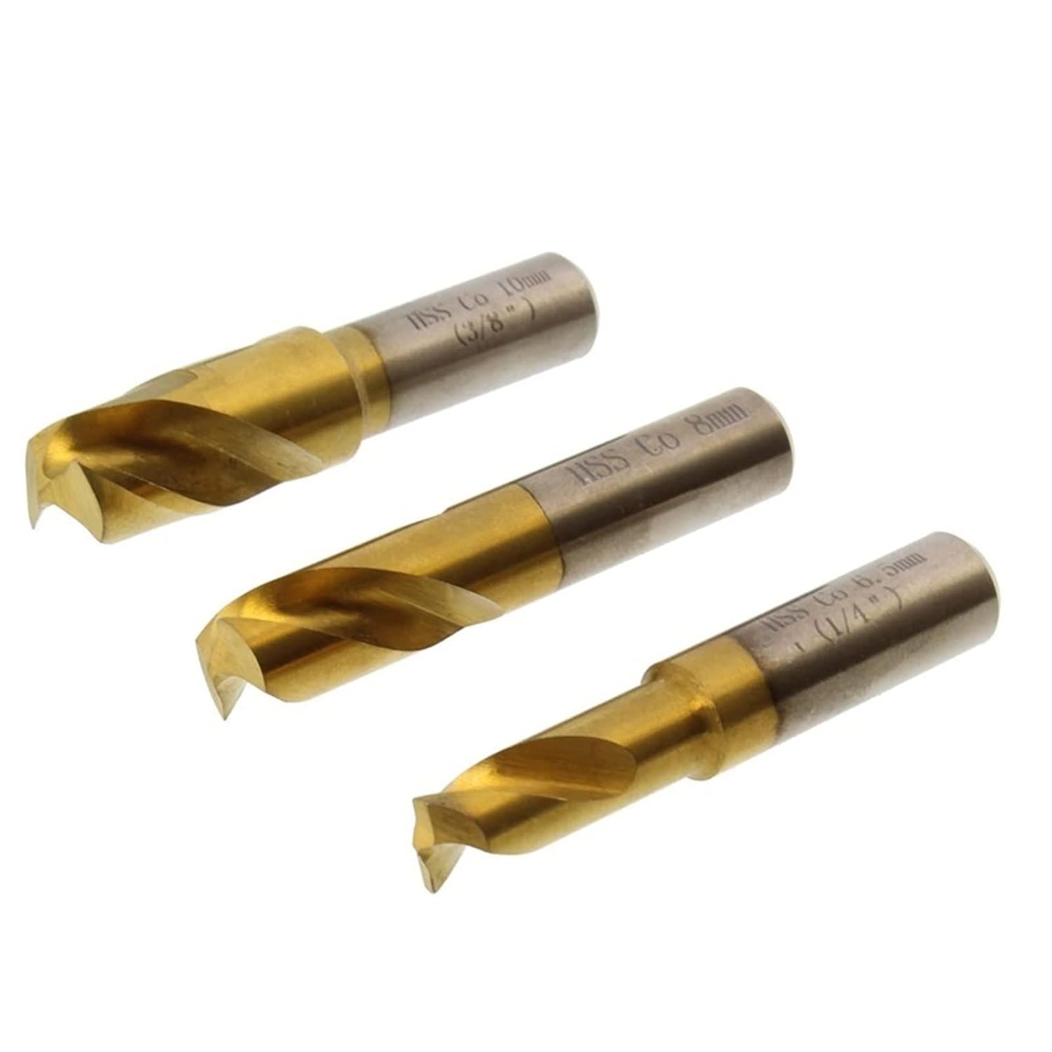 Cobalt Weld Drill Bits Set Hole Grooving Welding Remover Saw Carpenter Metal Wood Cutter Tool 6/6.5/8/10mm (Color : 6mm(1PC)) MOICEYHF