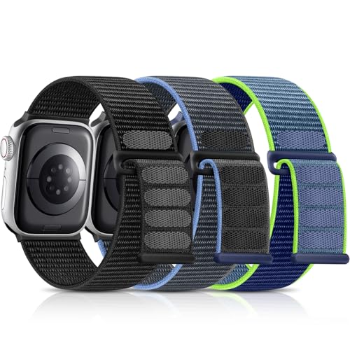 Getino Apple Watch�p�o���h 38mm 40mm 41mm 42mm 46mm 44mm 45mm 49mm ���f�B�[�X �����Y ��v�ȐD�i�C�����ґg�X�g���b�v �L�����o�X �X�|�[�c�o���h iWatch Ultra SE Series 11