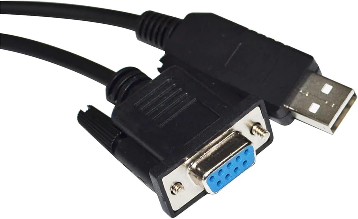 Industrial FT232RL CHIP RS232C to USB D-SUB 9PIN DB9 Female Converter Adapter Serial Null Modem Cable 2TXD 3RXD / 2RXD 3TXD(1.2m,Null Modem PINOUT 1)