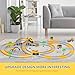 Kids Toys 253 PCS Construction Race Tracks Toy for 3 4 5 6 7 8 Year Old Boys Girls, 5 PCS Construction Truck Car and Flexible Track Play Set Create A Engineering Road Games Toddler Toys Birthday Gifts