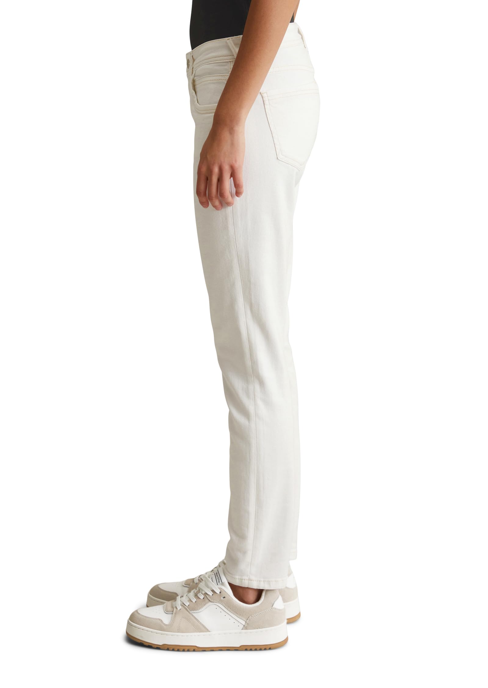 Marc O'Polo Denim Damen Jeanshose mit Stretch-Anteil Slim Fit