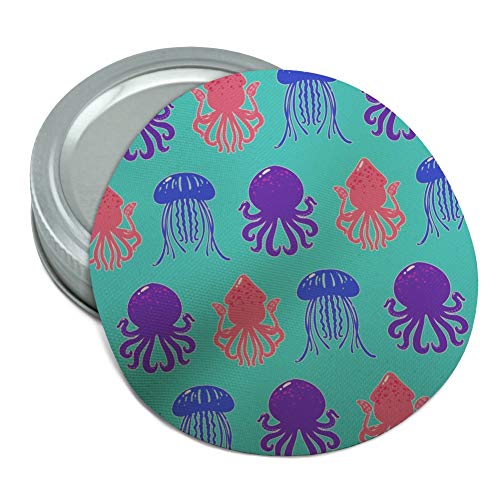 Cute Jellyfish Octopus Squid Tentacles Pattern Round Rubber Non-Slip Jar Gripper Lid Opener