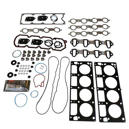 Image of PartsFlow Engines Cylinder Head Gasket Set for Chevy Suburban 1500 Tahoe for GMC Yukon /Yukon XL 1500 Avalanche Sierra for HUMMER H3 2005-2014 4.8L 5.3L LS