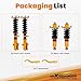 maXpeedingrods Coilovers for Honda CR-V 2007-2011, Height Adjustable Full Coilovers Suspension Kit, Preset Damping Lowering Kit Gold