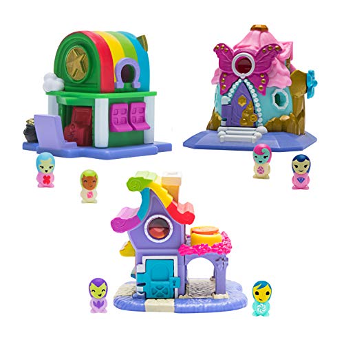 Nanables Small House Rainbow Way 3-Pack #2: Make It Rain-Bow Arcade, Over-The-Moon Macarons, & The Gilded Wing Nanables Small House Rainbow Way 3-Pack #2: Make It Rain-Bow Arcade, Over-The-Moon Macarons, & The Gilded Wing