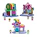 Nanables Small House Rainbow Way 3-Pack #2: Make It Rain-Bow Arcade, Over-The-Moon Macarons, & The Gilded Wing