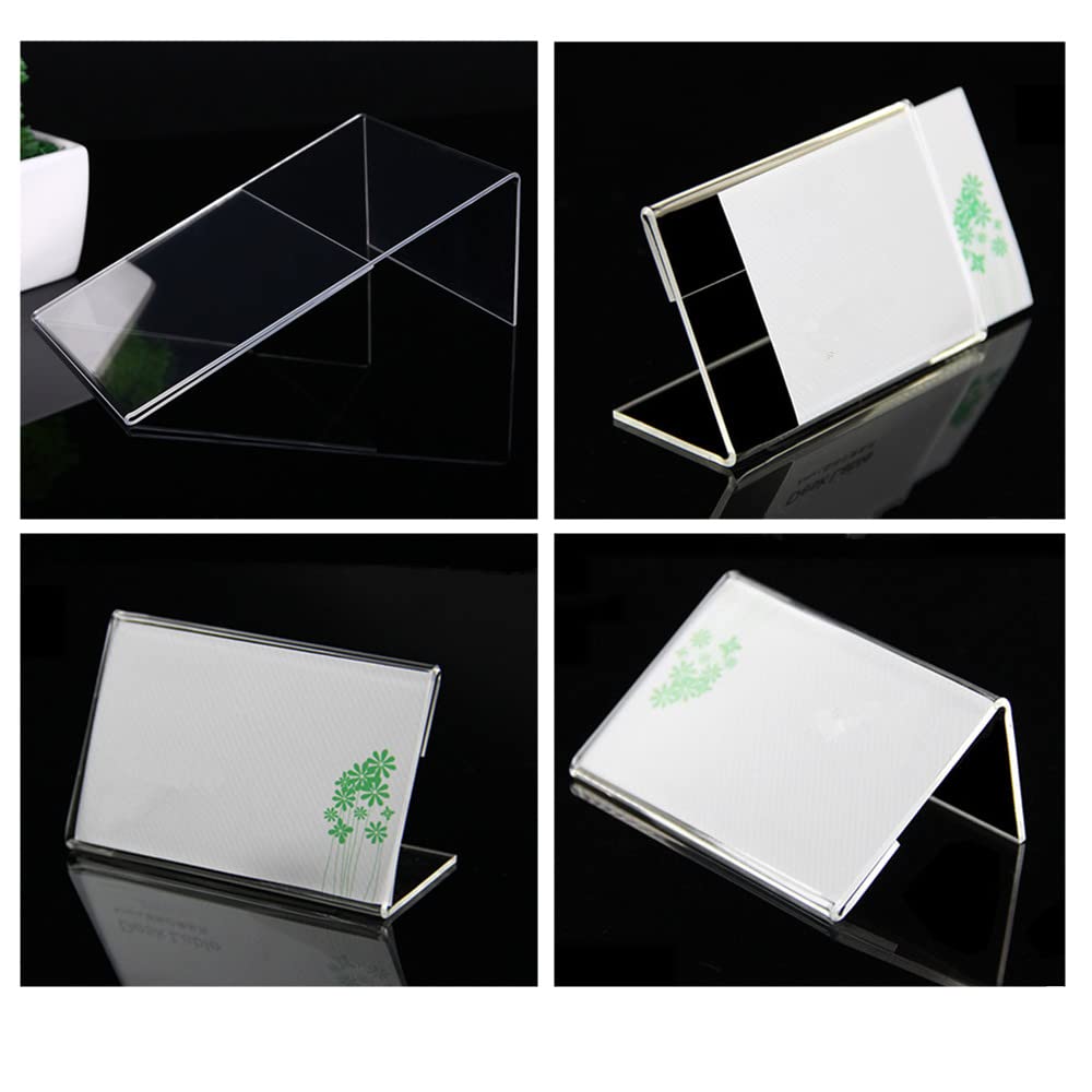 15 Cavalletti Trasparenti Per Esposizioni - Ideali Per Matrimoni, Fiere, Negozi E Casa, 5 Misure Diverse - Foto 12