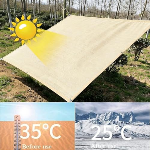 Voile anti-UV grand format avec œillets renforcés de haute qualité - 5