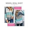 Acelitt-Women-Casual-Long-Sleeve-Zip-Up-Hooded-Sweatshirt-Hoodies-S-XXL Acelitt Women's Casual Lightweight Long Sleeve Zip up Zipper Striped Knit Sweaters Hoodies Sweatshirts Pullover Medium Sky Blue