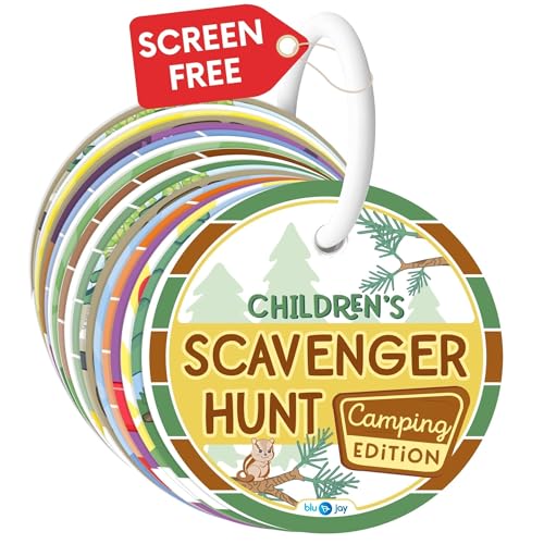 Blu Jay Camping Scavenger Hunt Cards