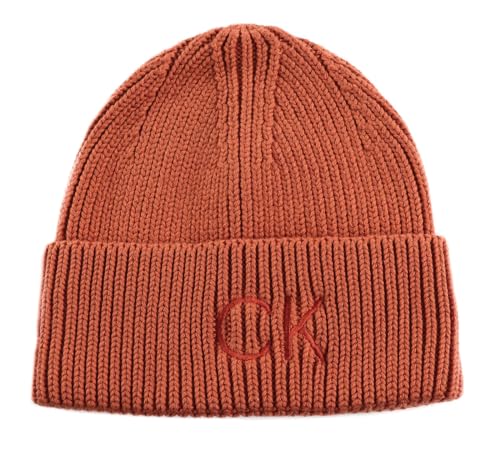 Bonnet Calvin Klein Beanie Terracotta pour protéger vos oreilles du froid