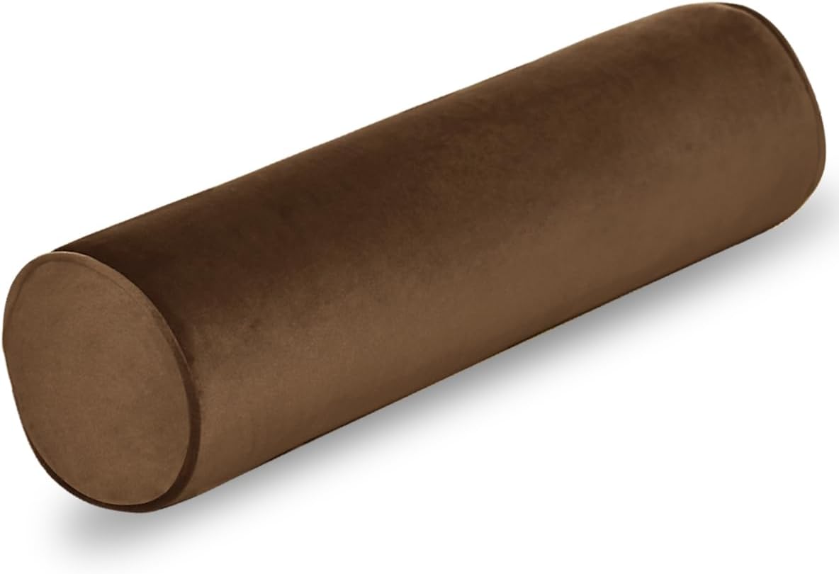 Tinbolunce Neck Roll Pillowcases with Zipper Full Moon