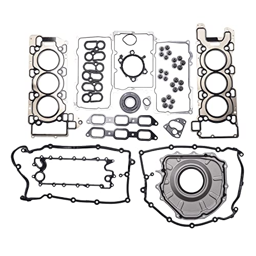 Image of AJ126 Engine Cylinder Head Gasket Set Compatible with Jaguar F-Pace 2017-20, F-Type 2014-20, XF 2014-20, XJ 2014-19, XE 2017-19 3.0L V6, Discovery LR4 2014-2016