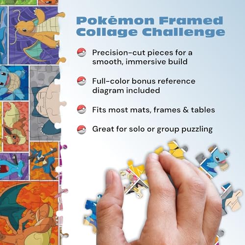 Buffalo Games - Pokemon - Frames - 1000 Piece Jigsaw Puzzle for Adults Challenging Puzzle Perfect for Game Nights - 1000 Piece Finished Size is 26.75 x 19.75, Large by Buffalo Games - Image 5