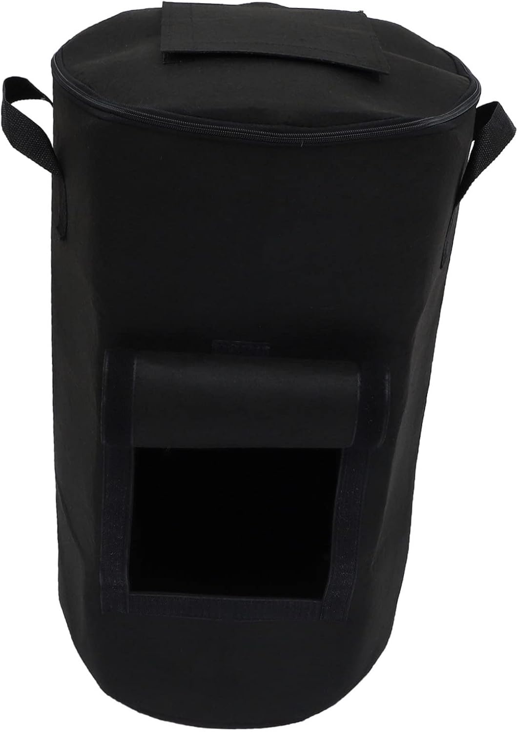 1pc Compost Fermentation Bag for Fallen Leaves and Garden Waste Black Diameter Height for Composting and Plant Growth Courtyards and Gardens