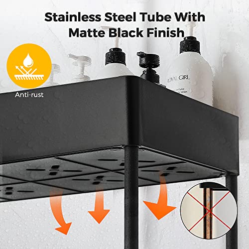 Ravinte 2 Pack Pull Out Under Sink Organizer 2 Tier Multi Purpose Sink Organizers Storage For Bathroom Kitchen Sink Storage Organizer With Hook & Hanging Cup Matte Black Sliding Cabinet Organizer #TOP4