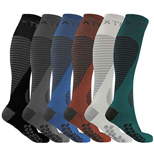Extreme Fit Knee High Compression Socks (6 Pairs)