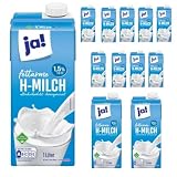 Ja! Milch 1,5% Fett Leckere Kuhmilch je Packung 1 Liter 12 Stück Kuhmilch x 12 Packung