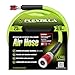 Flexzilla Air Hose with ColorConnex Industrial Type D Coupler and Plug, 3/8 in. x 25 ft., Heavy Duty, Lightweight, Hybrid, ZillaGreen - HFZ3825YW2-D