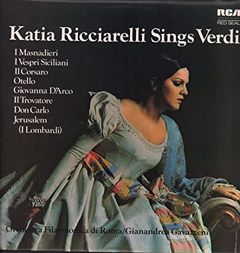 Verdi – Katia Ricciarelli Sings Verdi. VINYL LP (RCA Red Seal SB6863) VG/VG
