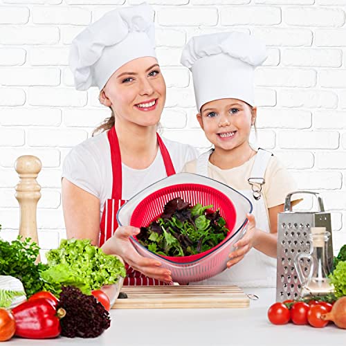 Mueller Large 5L Salad Spinner Vegetable Washer with Bowl, AntiWobble