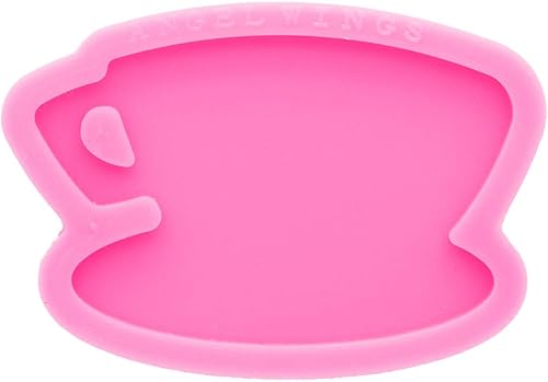 Miniatura 3 de Molde de resina súper brillante con forma de taza de café, moldes de silicona epoxi para manualidades, molde de arcilla polimérica, collar de