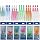 VATEICO Kit de Señuelos para Pesca de Calamar, 6 Piezas, Anzuelo de Acero al Carbono Multicolor