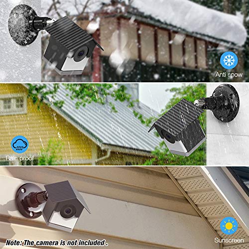KKmoon Suporte de montagem na parede da câmera Wyze Suporte de montagem ajustável de 360 ​​graus com