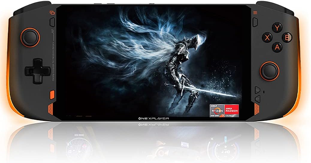 QUJUSO OnexPlayer Mini Pro 7" Handheld Game Console Portable PC Mini Laptop UMPC Win 11 AMD Ryzen 7 6800U 16GB LPDDR4 RAM/1TB NVMe M.2 SSD 1920 *1200 Display Screen (Black)