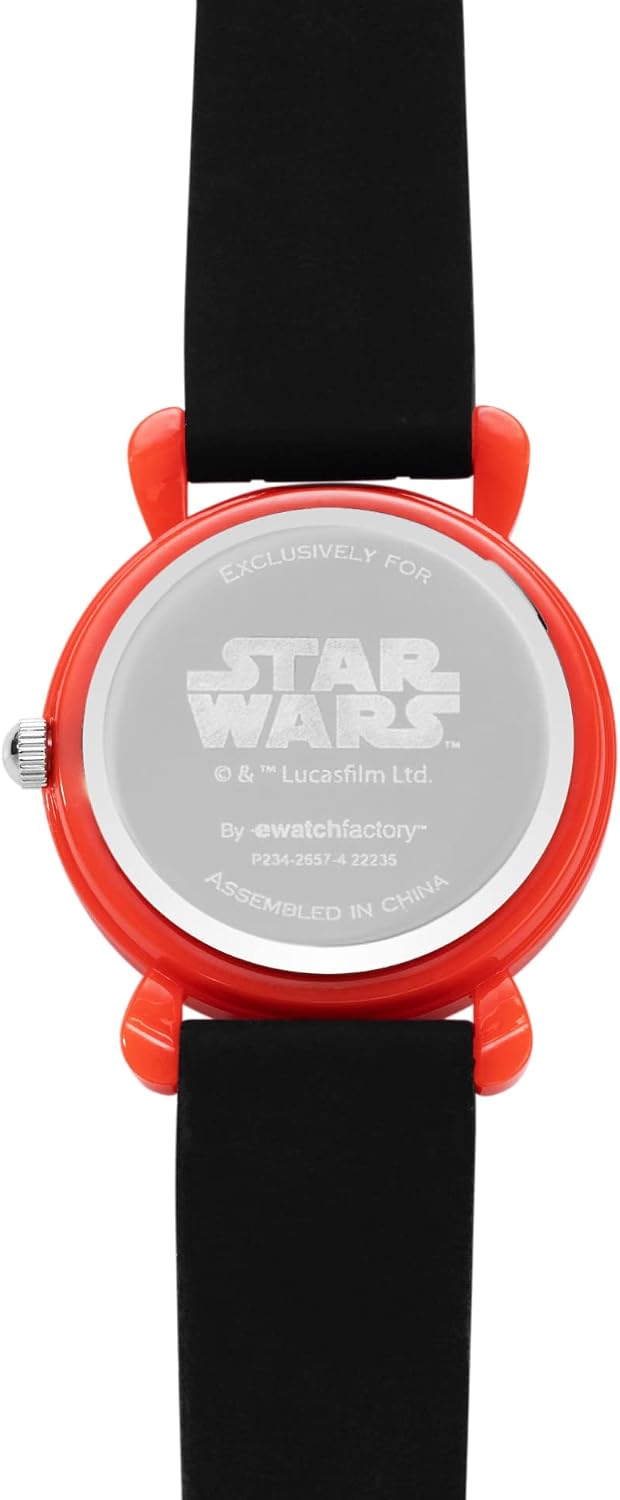 STAR WARS Kids' Plastic Time Teacher Analog Quartz Silicone Strap Watch