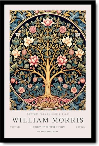 Affiche William Morris Arbre Art Mural Toile Deco Salon 40x50cm