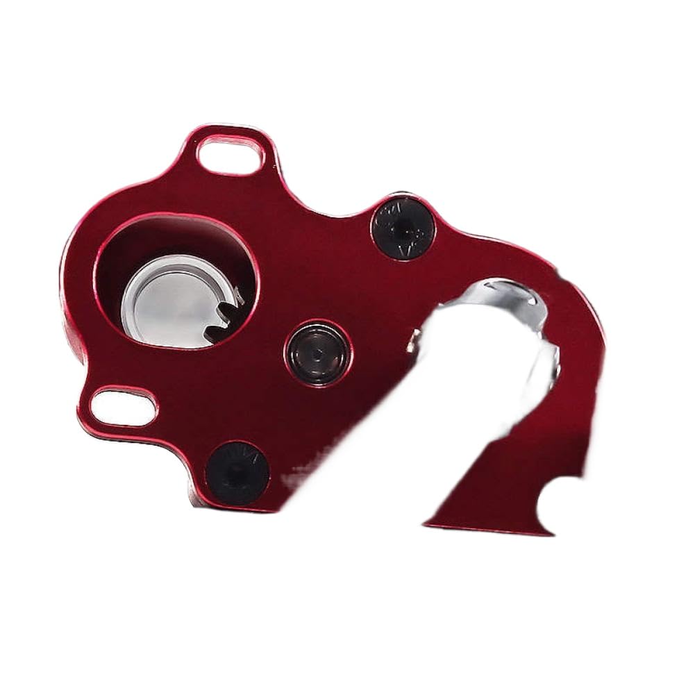 Caja de Cambios de transmisión de Aluminio para II III 1/10 Crawler, Centro de Gravedad bajo, Engranaje de chasis de Metal Ligero B, Compatible con(Orange)