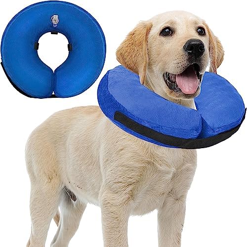 Protective Inflatable Collar for Dogs and Cats, Yuandream Soft Pet