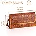 Handmade Small Crossbody Shoulder Bag for Women, Cellphone Bags Adjustable Strap, Leather Card Holder Wallet Purse and Handbags With Zipper Coin Clutch for Teen Girls Bags (Carved Camel)