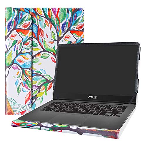 Custodia In Pelle PU Per ASUS Chromebook C523 Da 15.6 Pollici – Design Notte Stellata, Cucita A Mano, Con Fasce Elastiche